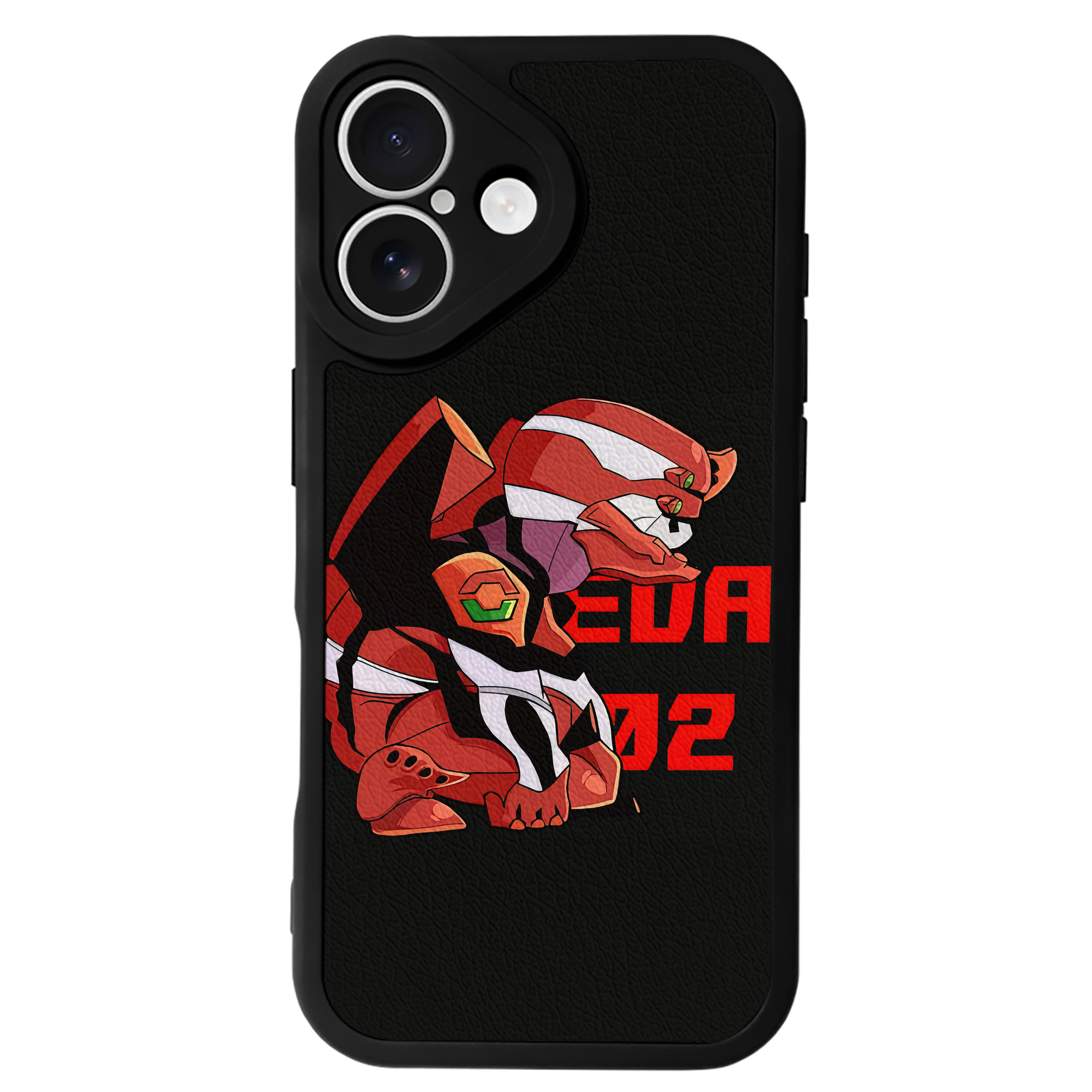 （画像用） EVA 新世紀エヴァンゲリオン 【iPhone 16シリーズ対応】シリコンスマホケース（レザー調） 材質：シリコン